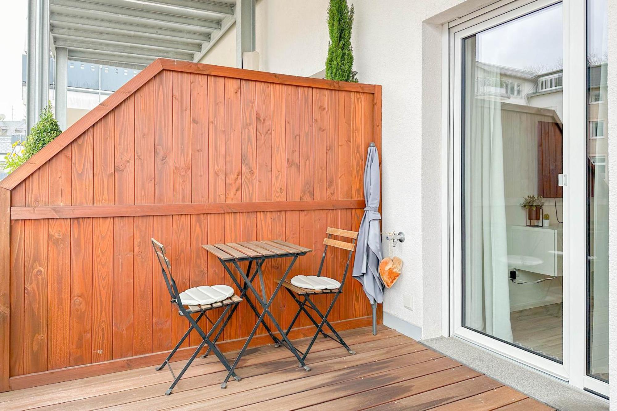 Modernes Trierer Cityloft Mit Grossem Balkon 외부 사진